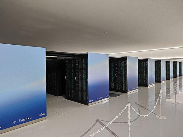 図3: スーパーコンピューター『富岳』の写真。 (Credit: Barsaka2 (CC0) )